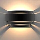Glighone 7W Lampada da Parete LED Applique da Parete Interni morderna in alluminio Decorazione per Soggiorno, Camera da letto, Corridoio, ...