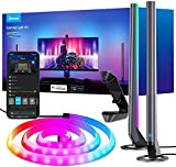 Govee Retroilluminazione Monitor RGBIC, DreamView G1 Pro Luce PC Gaming, Barre Luminose e Neon Striscia LED con Telecamera, 4 Modalità ...
