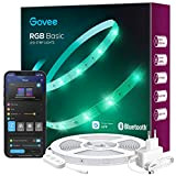 Govee Striscia LED 15 Metri, Bluetooth RGB LED Striscia Dimmerabile Colorati Controllo App