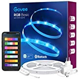 Govee Striscia LED 5 Metri, Bluetooth RGB LED Striscia Dimmerabile Colorati Controllo App