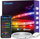 Govee Striscia LED RGBIC 5m, Basic LED Strisce Bluetooth Dimmerabile, Luci LED Colorati Controllo App, 64 Scene Sincronizza Musica per ...