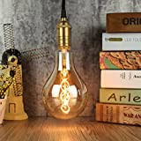 Grandi dimensioni lampadina Edison A110/PS35 morbido filamento LED 4 W dimmerabile lampadina antico vintage