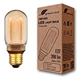 greenandco® lampadina a LED di design vintage in stile retrò per l'illuminazione d'atmosfera E27 T45 4W 200lm 1800K (bianco extra ...