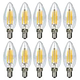 GreenSun LED Lighting Unità Lampadine LED Candela 10x E14 6W Luce Bianco caldo 2800K, Pari a Lampadine Incandescenza da 60W, ...