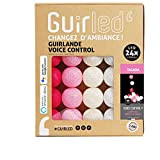 GuirLED - Ghirlanda luminosa con sfere in cotone LED USB, controllo vocale – Amazon Alexa & Google Assistant – Programmabile ...