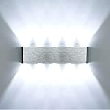 HAWEE Moderno Applique da Parete LED Lampada da Parete Alluminio LED Lampada da Muro Interno per Camera da Letto Scale ...