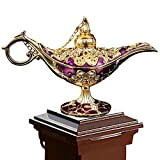 Hengjierun Lampada di Aladino - Lampada Classica del Genio Magico di Aladino,Lampada da Collezione Vintage Magic Genie per la Decorazione ...