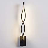 Henley Lampada da parete moderna a LED, 16 W, 3000 K, illuminazione da parete, lampada da comodino, design creativo, lampada ...