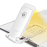 HONWELL Luce per Libri di Ricarica USB Luce da Lettura Lampada da Lettura da Letto, Interruttore a Sfioramento, 2-Livello Luminosità ...