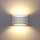 HYDONG Applique da Parete Interno, 7W Intonaco LED Lampade da Parete Moderne Bianco Caldo 2700K Applique Interni Decorativa per Soggiorno, ...