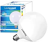 HYTAMA TOOLS LUMINA Lampada LED Globo 24W E27 1920LM Luci a LED 190x150mm (Bianco Freddo-6500K)