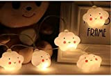 HZWDD String Lights, 3M 20LED Cloud Light Lamp per La Camera dei Bambini Festa di Compleanno Matrimonio Natale Decorazione Esterna ...