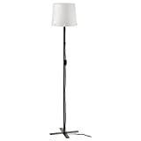 Ikea BARLAST Lampada da terra, Nero/Bianco, 150 cm (59 ")