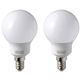 Ikea Ryet E14 - Set di 2 lampadine a LED da 600 lumen, 5000 K