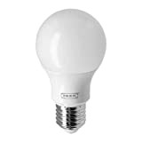 IKEA Ryet LED Bulb E27 400-470 Lumen Globe Opal Bianco