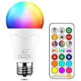 iLC 85W Equivalente Lampadine Colorate Led RGBW Cambiare colore Lampadina E27 Edison RGB LED Lampadine Led a Colori Dimmerabile Telecomando ...