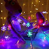 Illuminazione natalizia Fiocco di neve Fata Luce LED Ghirlanda di luce Stringa di Natale Decorazione di nozze Stringa di luce ...