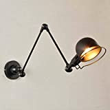 Industriale Vintage lampada da parete estensibile a lungo braccio retrò, lampada da parete industriale regolabile, magazzino/Grange