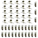 InputMakers Kit di 25 lampadine da 3,8 V 0,3 A E10 più 25 portalampade Base E10 per circuito elettrico scolastici, ...