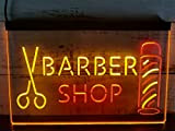 Insegna al neon del barbiere a forbice, luci notturne con decorazioni personalizzate per il taglio di capelli, luci al neon ...