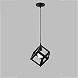 Interna Lampada a sospensione Vintage Lampada da soffitto industriale Luce pendente, creativo battuto lampadario in ferro adatto per sala da ...