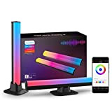 ISOVNUS Smart LED Light Bar, RGB Intelligente Lampada TV Retroilluminazione, USB Luce d'atmosfera Colorata Sync con Musica, LED Gaming Lightbar ...