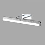 Jadssox lampada da toeletta lineare per bagno lineare con luce frontale a specchio con sensore moderno, applique da parete per ...