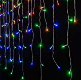 Joy Christmas Tenda Luminosa Luci LED con Giochi 4 Metri Multicolor 48734