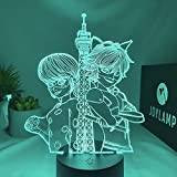 JoyLamp Ladybug e Chat noir di Miraculous - Collezione ufficiale JoyLamp x Miraculous - Lampade 3D Miraculous
