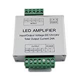 JOYLIT Amplificatore 4 canali RGBW del Segnale DC12V~24V 24A Ripetitore di segnale dati per SMD 3528 5050 LED RGB Luce ...