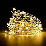 Jsdoin Natale Luci Stringa, 2 Pezzi 5M 50 LED Catene Luminose con Filo Rame Ghirlanda Luminosa Lucine LED Decorative per ...