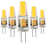 JUTHREE G4 6w LED di Ricambio per Lampada Alogena 60w G4, 600lm LED Pin Base Lampada G4 Lampadina Non Dimmerabile, ...