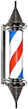 JYCCH LED Barber Pole Light Rotante Illuminato Rosso Bianco Blu Strisce A Parete Parrucchiere Parrucchiere Segno Barber Shop Sign 90cm/35in