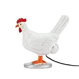 JYCRA Lampada da pollo 3D con uovo, 15,5 cm divertente lampada a LED realistica per uova di gallina in resina ...