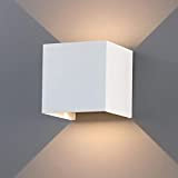 K-Bright 7W Lampada da Parete LED Con Angolo del Fascio Regolabile Bianco caldo 3000K Applique da Parete interno ed esterno ...