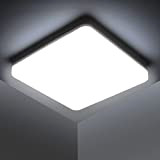 Kambo Lampada da Soffitto LED Luce Quadrata 48W Plafoniera LED Moderno Bianco Freddo 6500K 4320LM per Bagno Cucina Camera da ...
