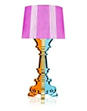 Kartell Bourgie Lampada da Tavolo, Dimmerabile, Multicolor Fucsia