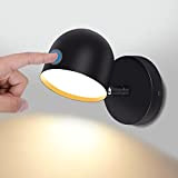 KAWELL Interno LED Applique da Parete Sensibile Al Tocco LED Lampada da Lettura da Parete Oscuramento Continuo 350° Rotazione Libera ...