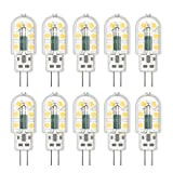 Klighten G4 LED Lampadina, 10 Pezzi 3W G4 Lampada, AC/DC 12V Lampadina, 3W Equivalenti a 25W Lampada Alogena, Bianco Naturale ...