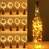 kolpop (12 pezzi) Luci per Bottiglia, Tappi LED a Batteria per Bottiglie, Filo di Rame Led Decorative Stringa Luci da ...