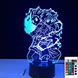 La Lampada Da Illusione 3D Ha Condotto La Luce Notturna Gon E Killua Figure Anime Hunter X Hunter For Kid ...