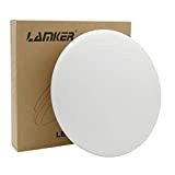 Lamker Plafoniera led Bianco naturale lampada 4000K da soffitto led 18W IP44 1550LM plafoniera moderna per camera da letto Bagno ...