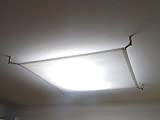 Lampada da soffitto a LED, 160 x 160 cm, con pannello LED (kit hardware non incluso).