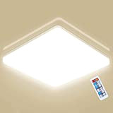 Lampada da soffitto LED, Oeegoo 15W LED Sensore di luce a Plafoniera movimento, 1500lm IP44 impermeabile Bianco naturale 4000K Plafoniera ...