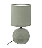 Lampada da tavolo 25 cm timeo grigio grigio