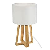 Lampada da tavolo 34,5 cm molu bianco bianco