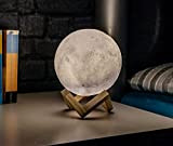 Lampada da tavolo decorativa a forma di luna 3D Ø 15 cm lampada da tavolo con illuminazione – Luce decorativa ...