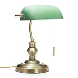 Lampada da tavolo 'Milenka' (Antico) colore Marrone, in Metallo ad es. Soggiorno & Sala da pranzo (1 luce, E27) di ...