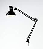 Lampada da tavolo modello architetto Perenz 4025 N Lampada da scrivania orientabile di colore nero ideale per studiare e per ...