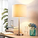 Lampada da tavolo 'Parsa' (Giovanile) colore Bianco, in Tessuto ad es. Cucina (1 luce, E27) di Lindby | lampada da ...